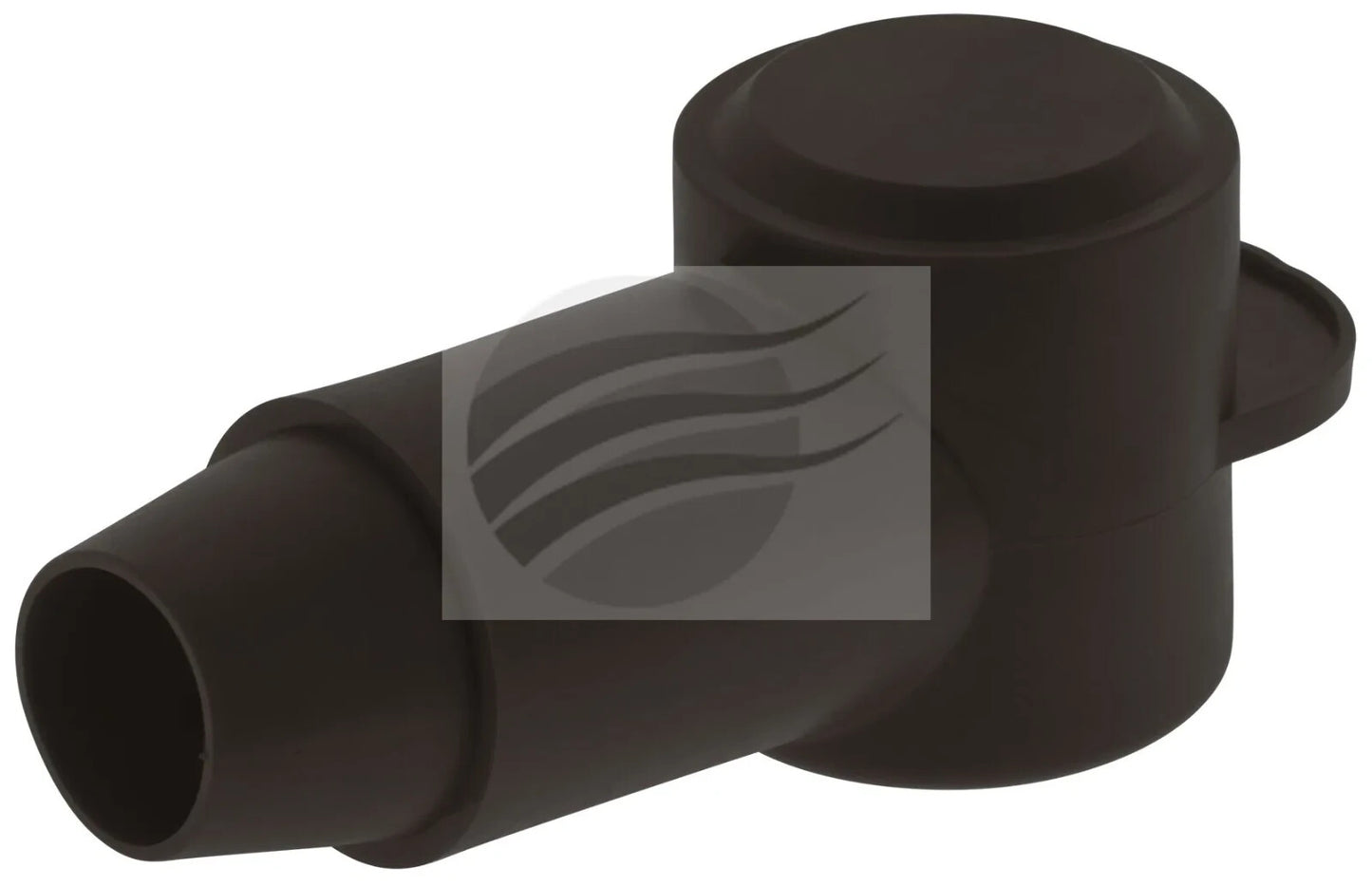 X2 NEW TERMINAL COVER INSULATOR CAPPED FOR ALTERNATOR STARTER BATTERY 22mm BLACK