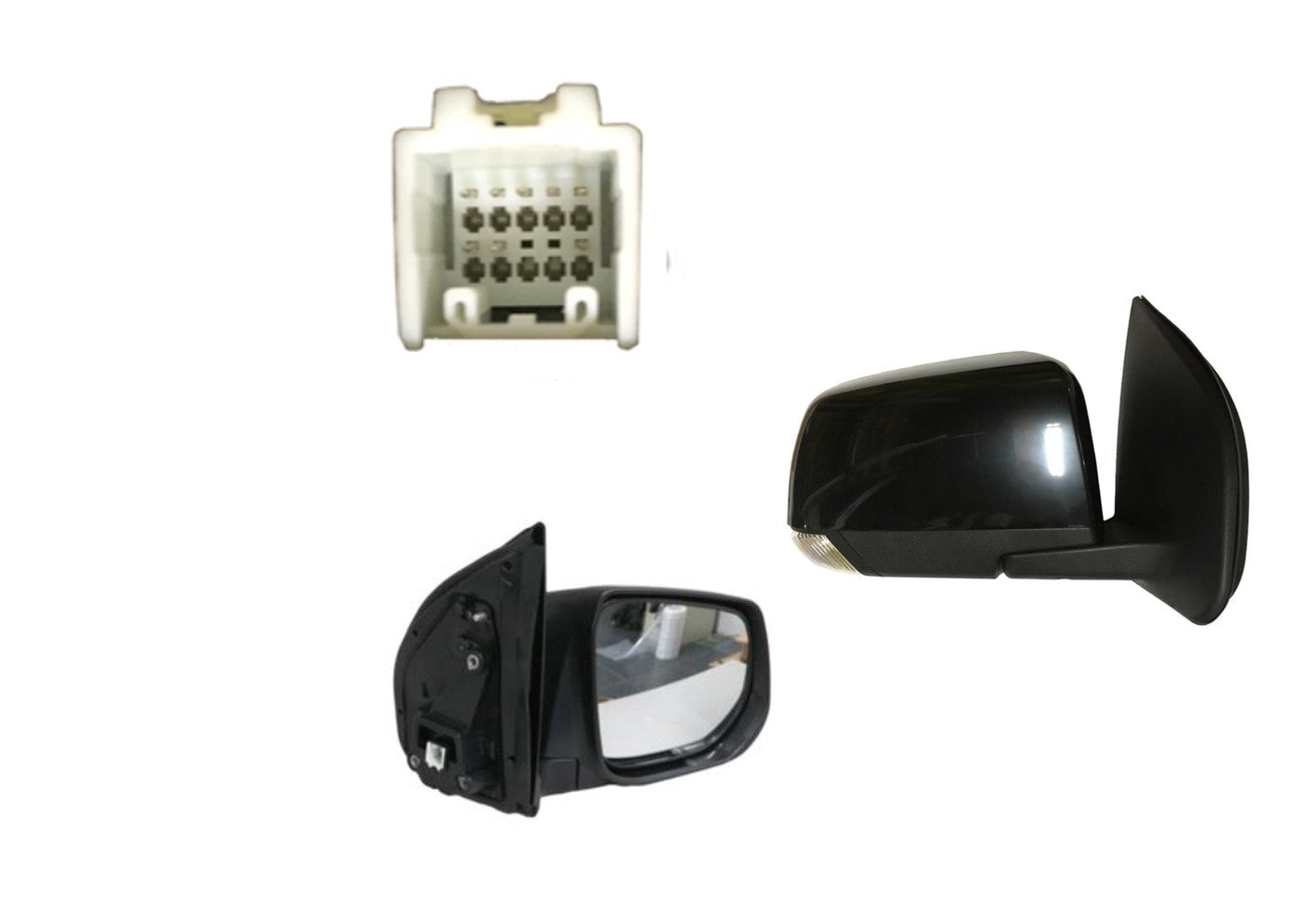 NEW RH SIDE DOOR MIRROR FOR HOLDEN COLORADO TRAILBLAZER 8-PIN FOLDING-SERIES-2