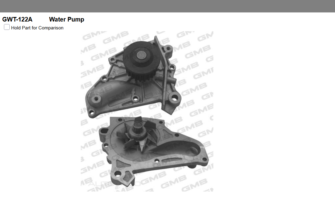 GENUINE GMB WATER PUMP+GASKET+SILICONE FOR Toyota Celica 2.0L ST202 GTi