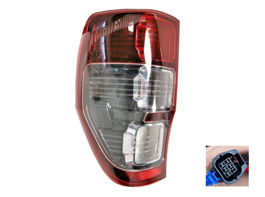 NEW PASSENGER SIDE TAIL LIGHT FOR FORD RANGER PX 09/2011 12/2022 SMOKY TYPE