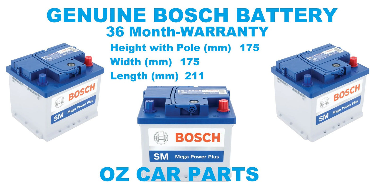 GENUINE BOSCH BATTERY FOR Alfa Romeo Alfasud (1974–1984) 36-MONTH WARRANTY