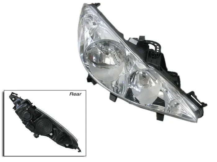 NEW RIGHT HEADLIGHT FOR PEUGEOT 207 A7 02/2007 ~ 10/2009 HEADLIGHT HALOGEN TYPE