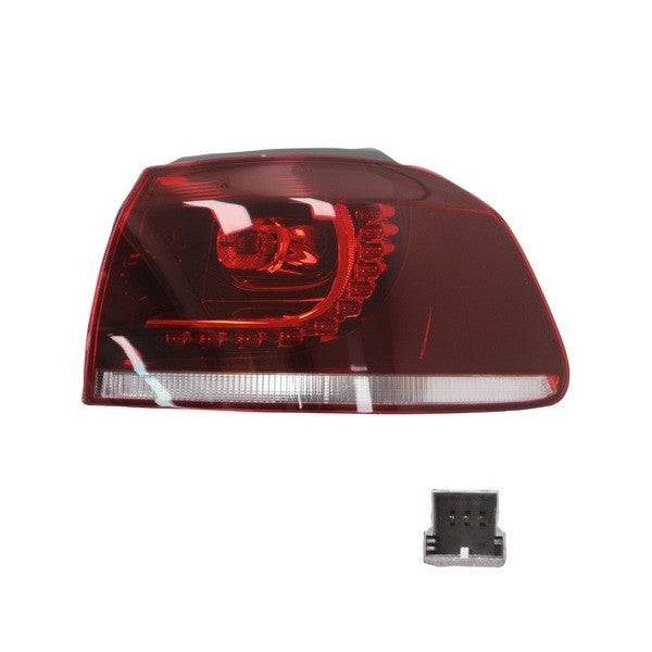 NEW RIGHT SIDE TAIL LIGHT FOR VOLKSWAGEN GOLF MK6 10/2008-07/2013 TINTED (R TYPE