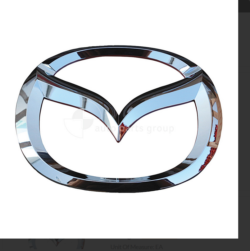 GENUINE BOOT LID BADGE EMBLEM FOR Mazda 3 BM Sedan 2/2014-5/2016