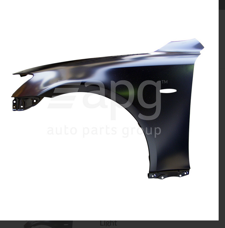 NEW PASSENGER LEFT GUARD FENDER FOR LEXUS IS250 GSE20 8/05-8/08 BLINKER HOLE TYP