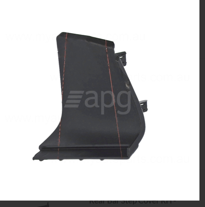 Genuine Rear BAR LEFT STEP COVER FOR Toyota Landcruiser FJA300R 5/2021-4/2025