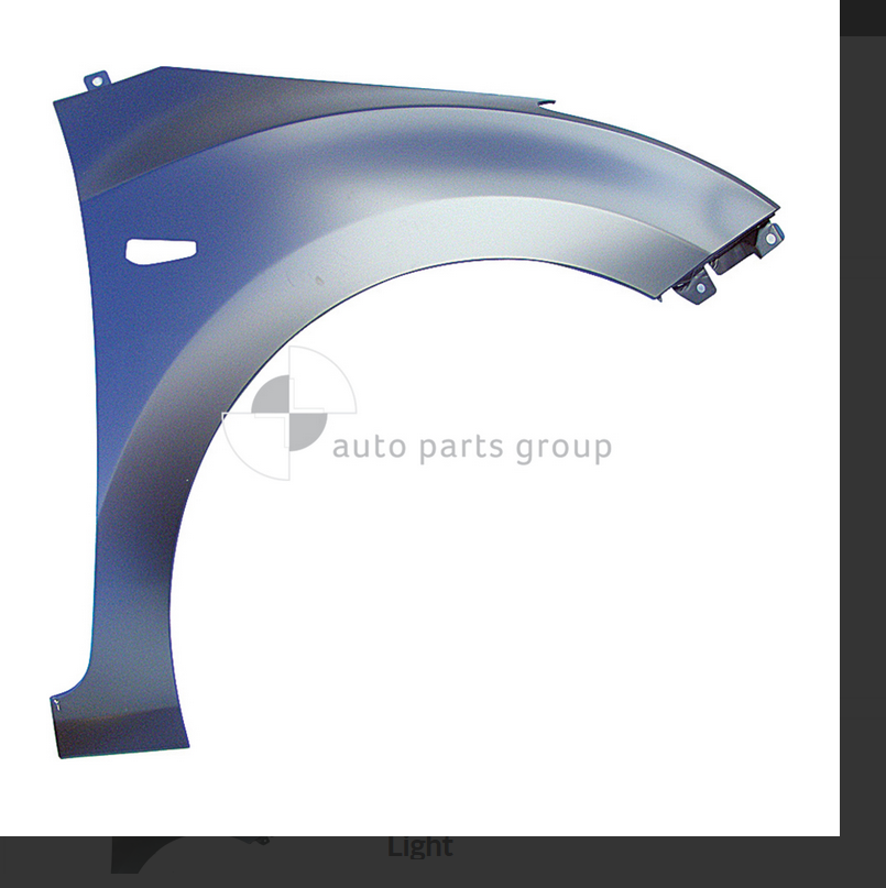 GENUINE RIGHT FRONT GUARD FOR HYUNDAI I30 WAGON&3-DOOR 2/2013-1/2016 BLINKER TYP