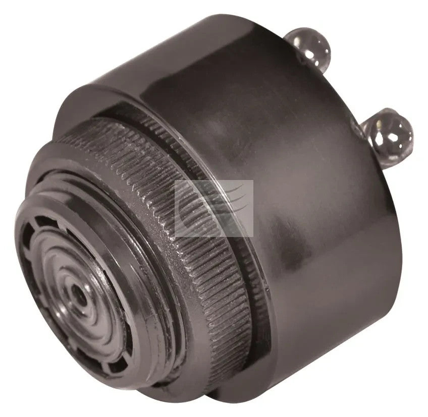 NEW HEAVY DUTY WARNING BUZZER 6 - 28V 90db 32mA BLACK HOUSNG 3 PUSH-ON