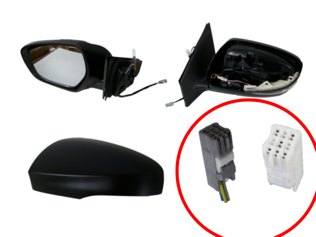 NEW PASSENGER SIDE DOOR MIRROR FOR MAZDA CX-9 TB SERIES 2/3 10/2009 ~ 06/2016