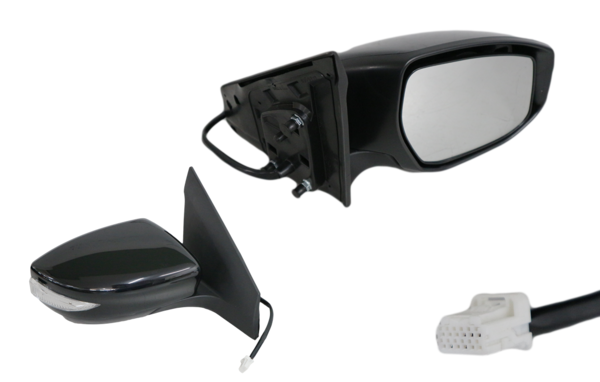 NEW DRIVER SIDE DOOR MIRROR FOR NISSAN PULSAR STL/ST B17 SEDAN 11/2012-12/2017