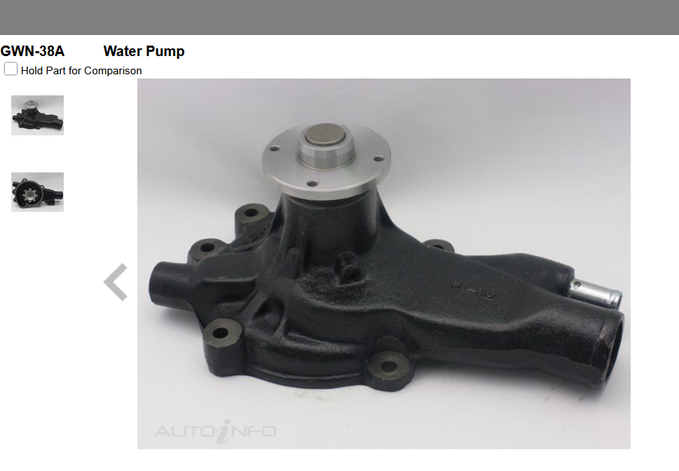 GENUINE GMB WATER PUMP+GASKET+SILICONE FOR Nissan ATLAS 3.3L 3.5L 1981-1992