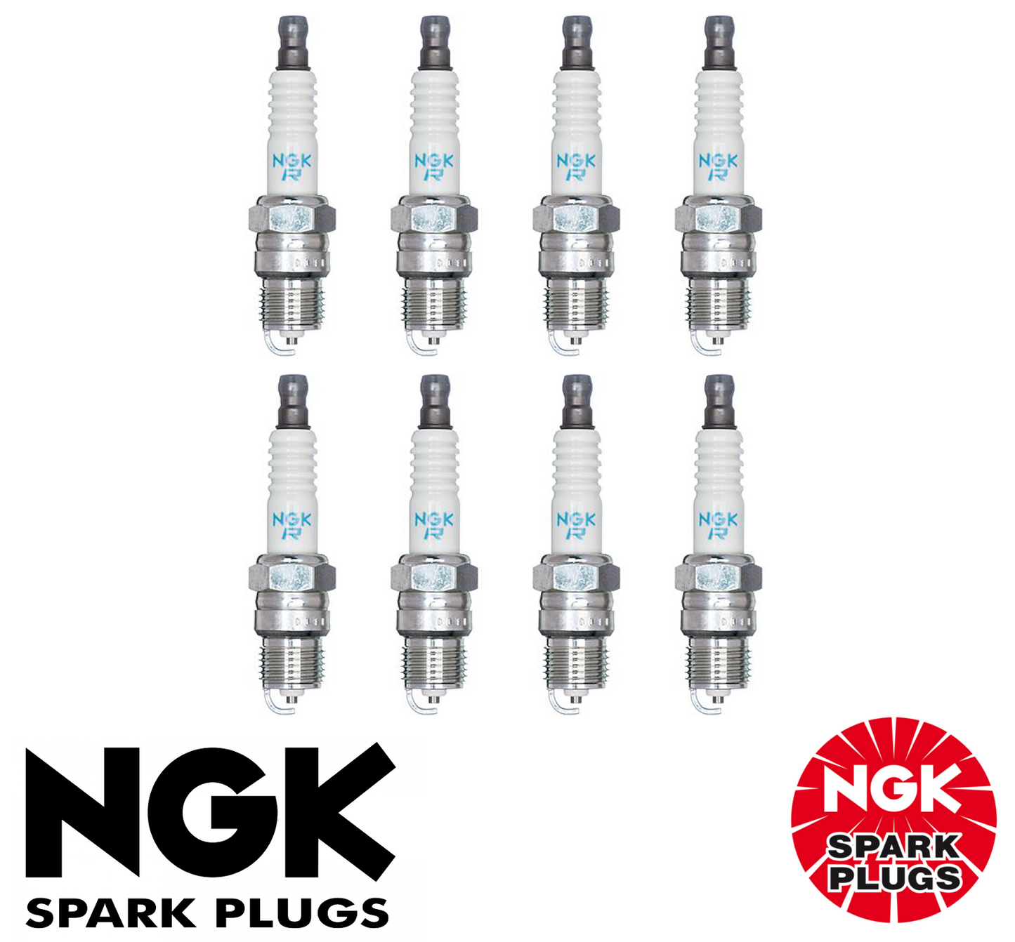 8 x GENUINE NGK SPARK PLUG SET FOR Holden Commodore VC 4.2L V8 (253ci Blue Motor