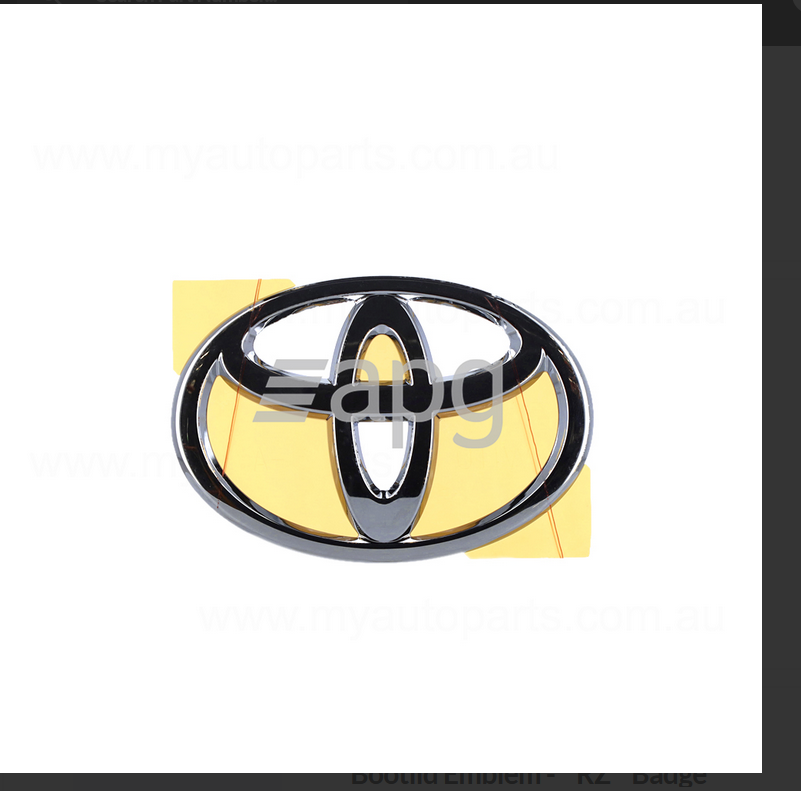 GENUINE BOOT LID BADGE EMBLEM FOR TOYOTA CAMRY ASV50R 6/2014-10/2017 SEDAN