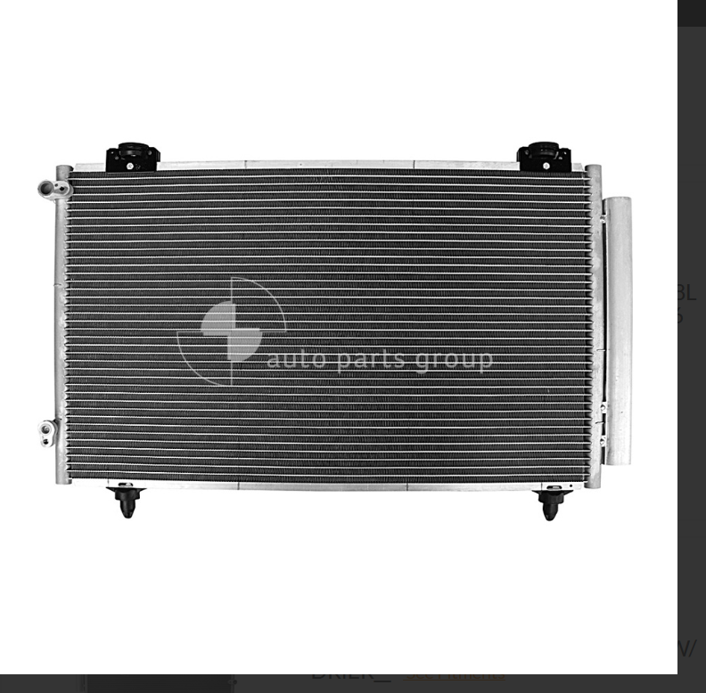 NEW AC CONDENSER FOR Toyota Corolla 1.8L 1ZZFE & 2ZZGE 4CYL PETROL 10/2001-3/07