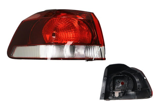 NEW LEFT SIDE TAIL LIGHT FOR VOLKSWAGEN GOLF MK6 10/08-07/13 TINTED HELLA TYPE