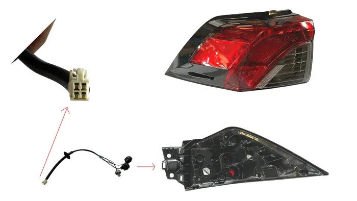 NEW LEFT TAIL LIGHT FOR TOYOTA RAV4 AXA50, MXA50 01/2019 ~ ON RAV-4 TAILLIGHT
