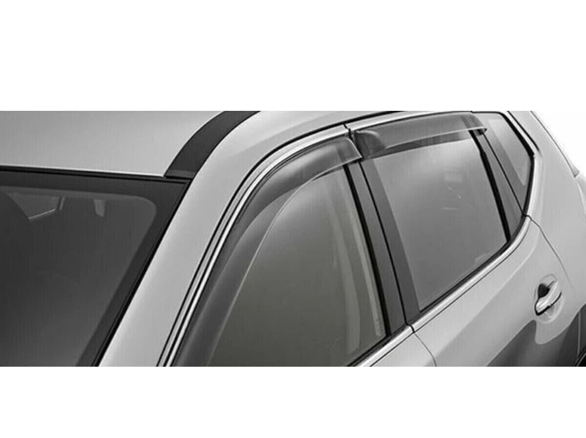 GENUINE FULL X4 WEATHERSHIELD KIT BLACK FOR NISSAN PATHFINDER R52 SLIMLINE R-52