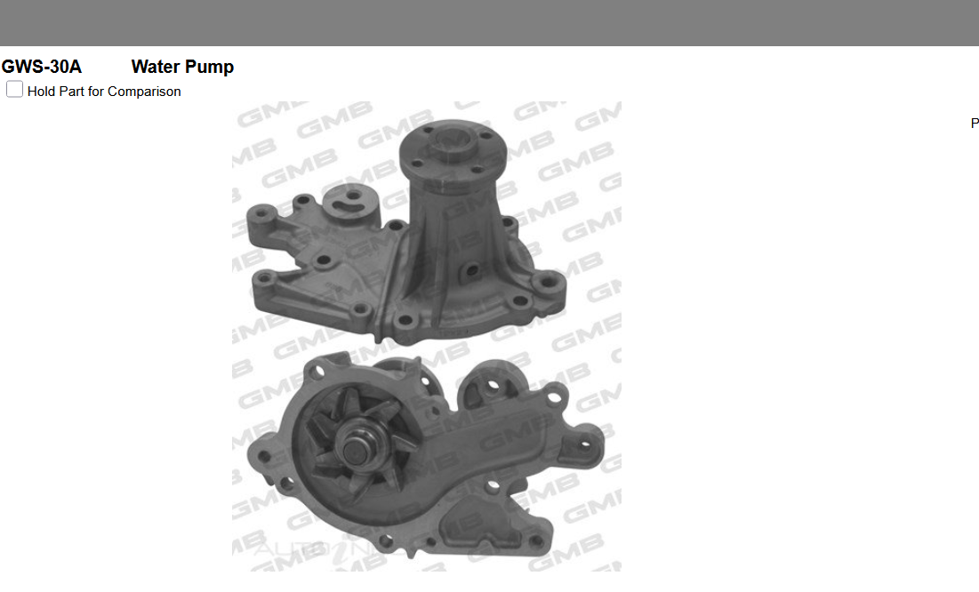 GENUINE GMB WATER PUMP+GASKET+SILICONE FOR Suzuki Swift 1.3L EA,MA GTi (SF413