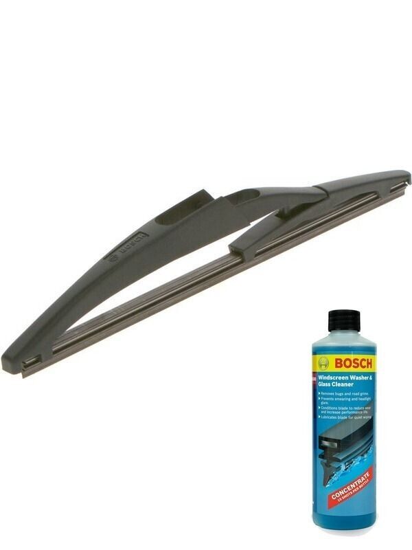 Bosch Rear Wiper Blade 240mm + Windshield Washer Fluid Fits Mini Mini, Countryma