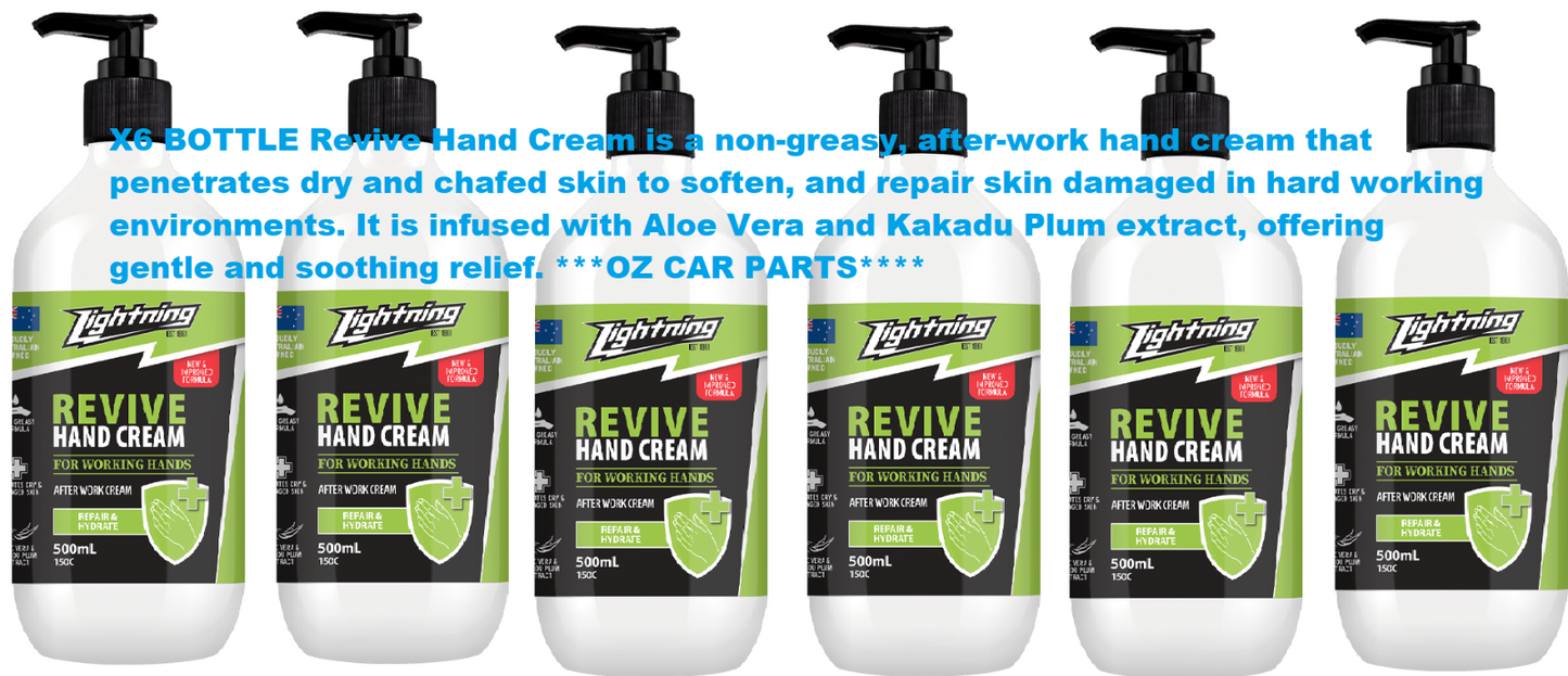 Lightning REVIVE HAND CREAM NEW FORMULA repair skin damaged in hard working
