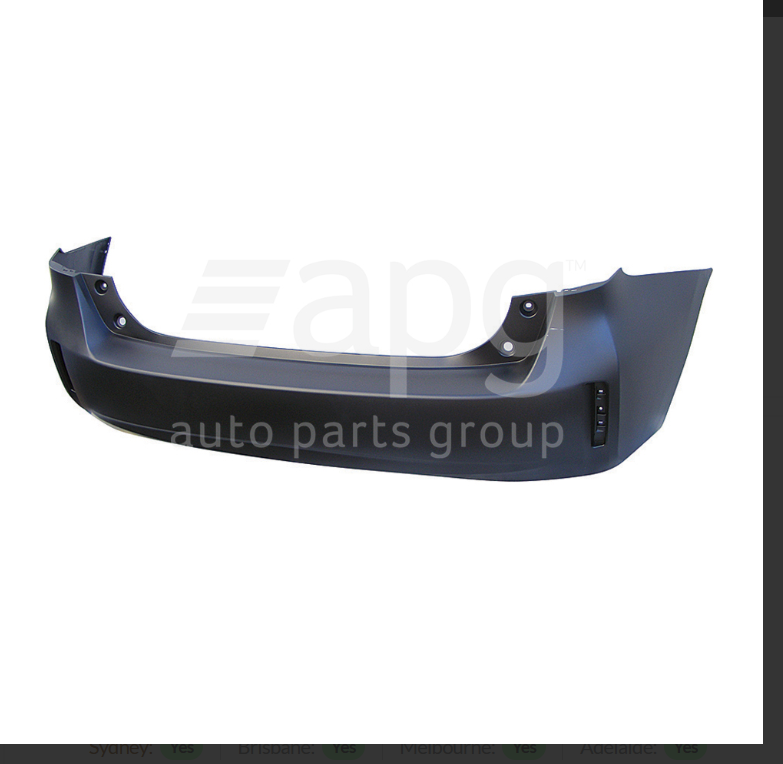 GENUINE REAR Bar COVER BUMPER FOR Toyota Prius-V ZVW40R 3/2012-4/2015