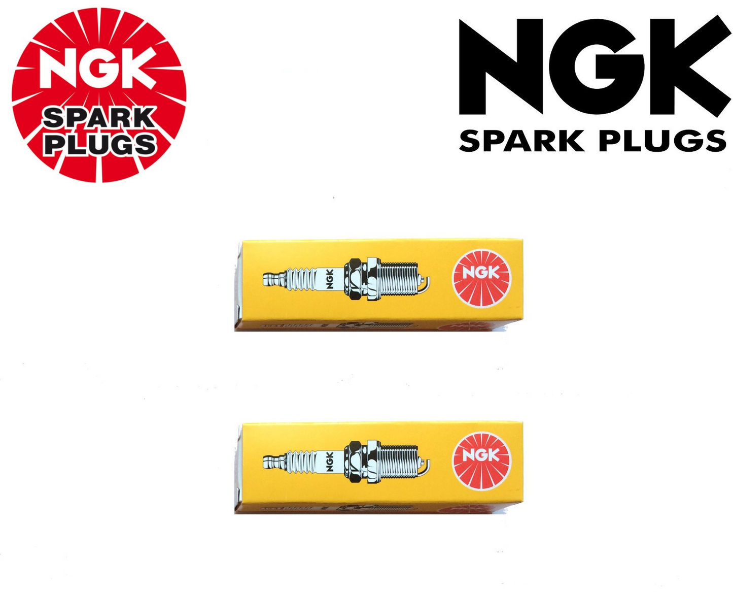 2x GENUINE NGK SPARK PLUG SET FOR BR7HS-10