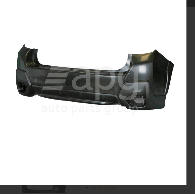 GENUINE REAR BUMPER BAR FOR SUBARU IMPREZA SEDAN 11/2016-9/2017 CVT