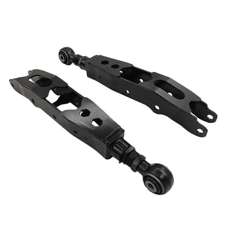 NEW PAIR Adjustable Rear Lower Camber Arm KIT FOR Subaru Impreza 3rd WRX GE-GR