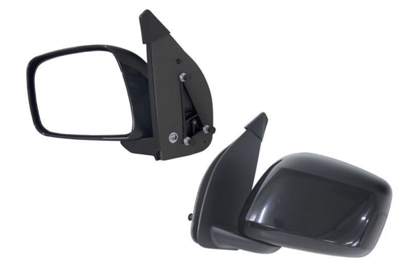 NEW LEFT SIDE DOOR MIRROR FOR NISSAN NAVARA D40 12/2005-04/2015 BLACK-MANUAL