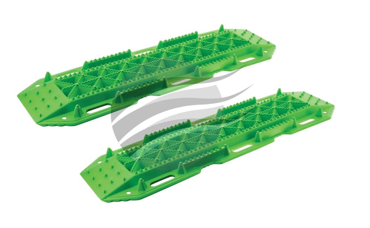 NEW HEAVY DUTY PAIR RECOVERY TRACKS T/S SAND MUD & SNOW 1210 x 350mm GREEN X2