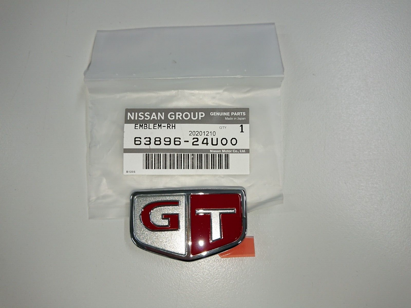 GENUINE GUARD GT EMBLEM BADGE FOR Nissan R33 Skyline GT GTR