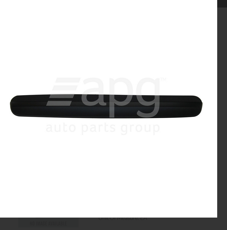 GENUINE REAR BUMPER BAR FOR TOYOTA KLUGER 7/2010-12/2013 LOWER MOULD