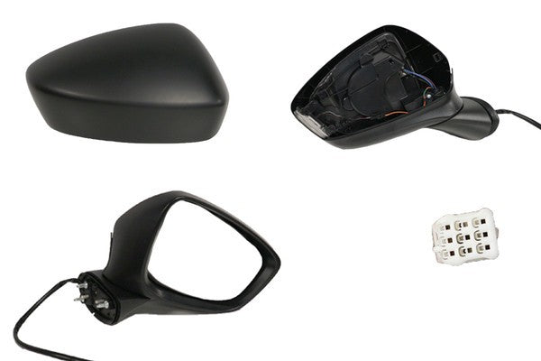 NEW DRIVER SIDE DOOR MIRROR FOR MAZDA CX-5 KE 02/2012 ~ 10/2014 BLACK *7-PIN*