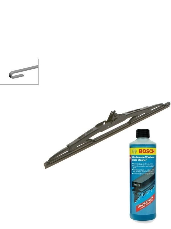 Bosch Rear Wiper Blade 340mm + Windshield Washer Fluid Fits Ford, Holden, Honda,