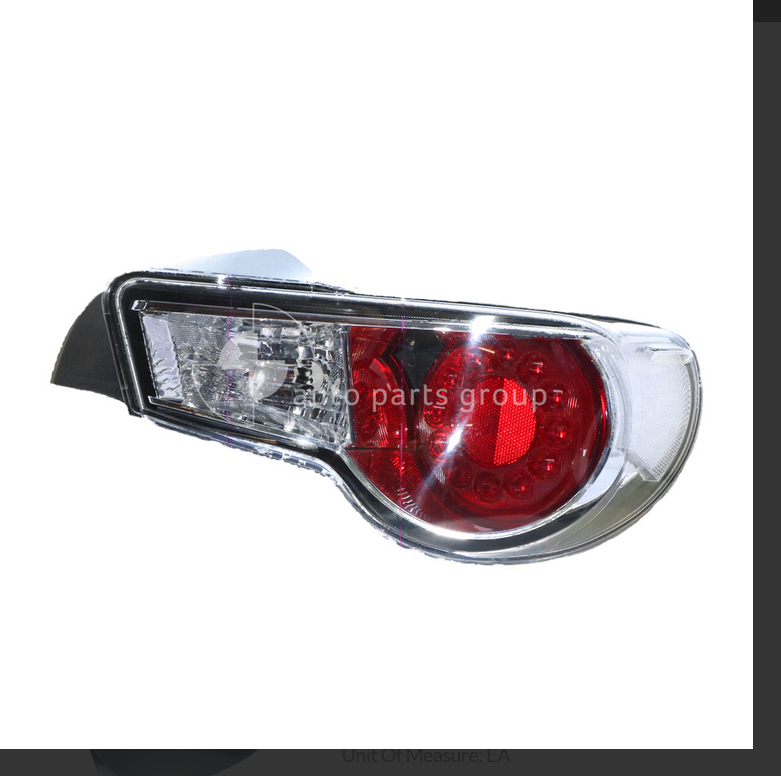 NEW LED RIGHT TAIL LIGHT FOR TOYOTA 86 ZN6 6/2012-10/2016 RED- CLEAR