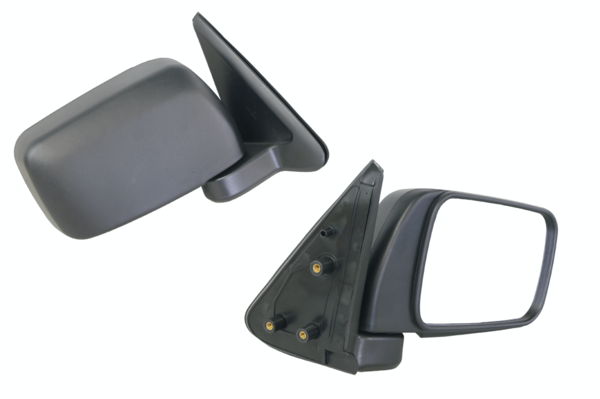 NEW RIGHT SIDE DOOR MIRROR FOR NISSAN PATROL GU 12/97-05/15 BLACK MANUAL MIRROR