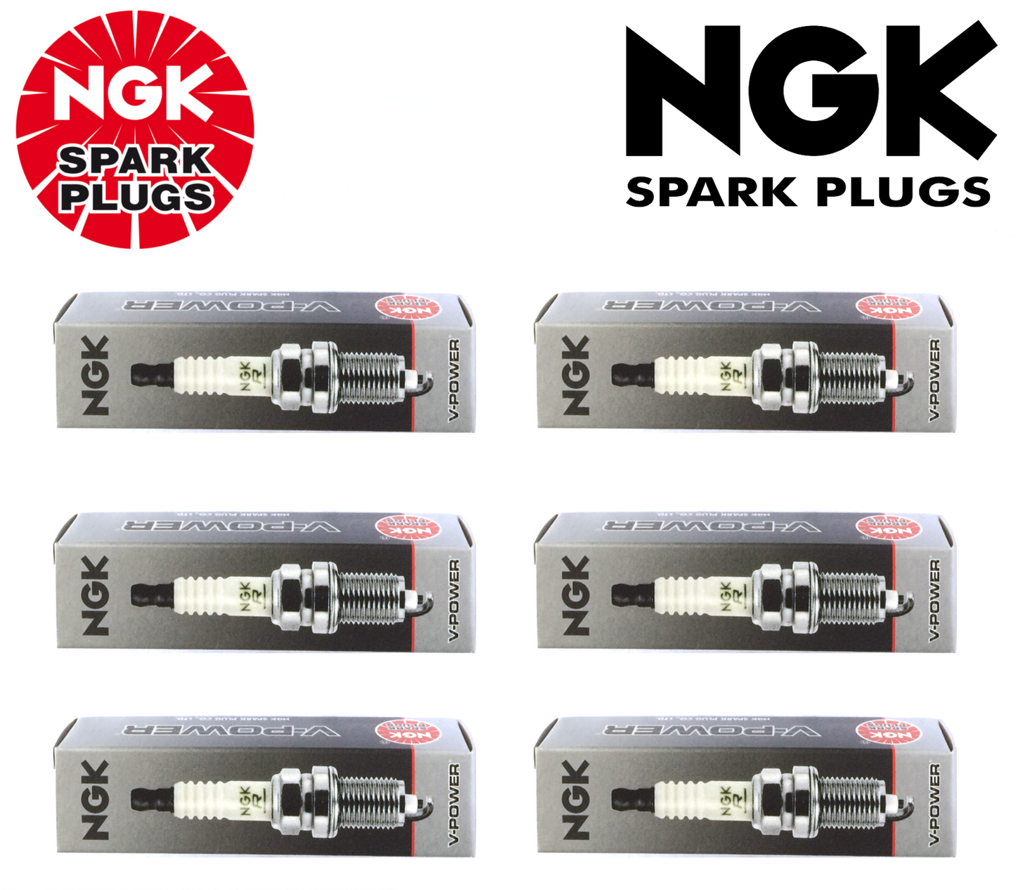 4x GENUINE NGK SPARK PLUG SET FOR ZFR5N