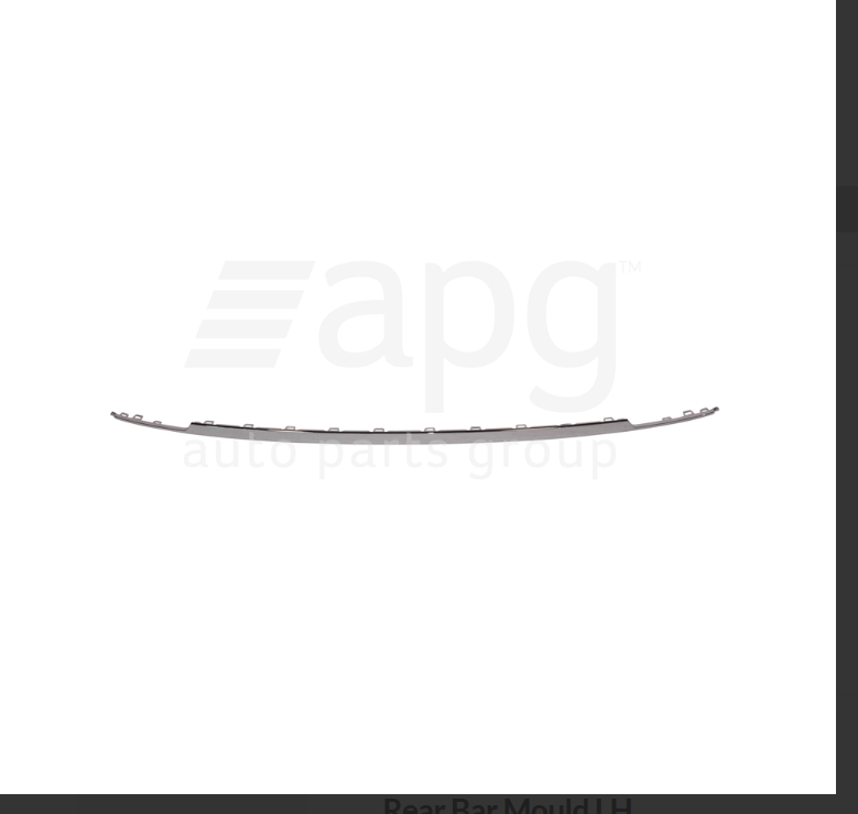 Genuine REAR BAR BUMPER CHROME MOULD CENTER FOR Volkswagen Tiguan Allspace 5N
