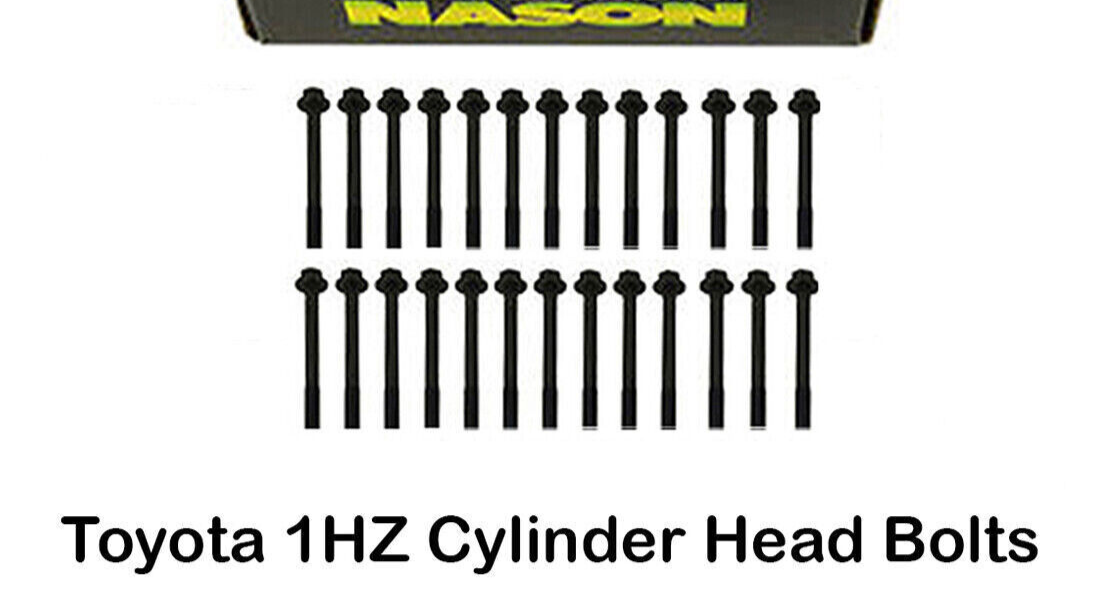 NEW Cylinder Head Bolts Set FOR Toyota 70 80 100 1HZ 1HD 1HDT Landcruiser 6 Cyl