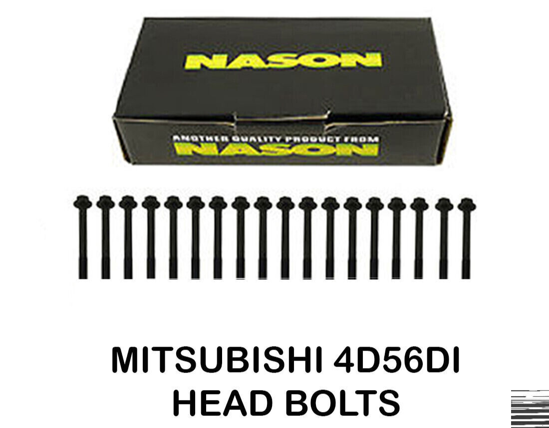 NEW Cylinder Head Bolts Set FOR Mitsubishi 4D56DI Common Rail Triton 4 Cyl