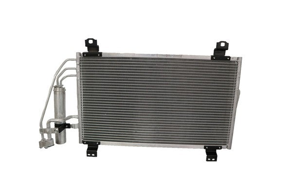 NEW AC CONDENSER FOR MAZDA 2 DJ/DL 09/2014 ~ ONWARDS PIPE DIAMETER = 11mm