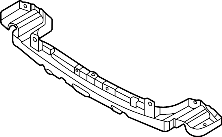 Genuine Rear Bar Reinforcement REO FOR Kia Seltos SP2 9/2020-11/2022