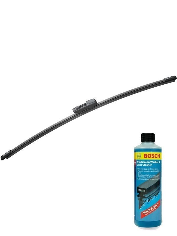 Bosch Rear Wiper Blade 400mm + Windshield Washer Fluid Fits Volkswagen, Skoda, A