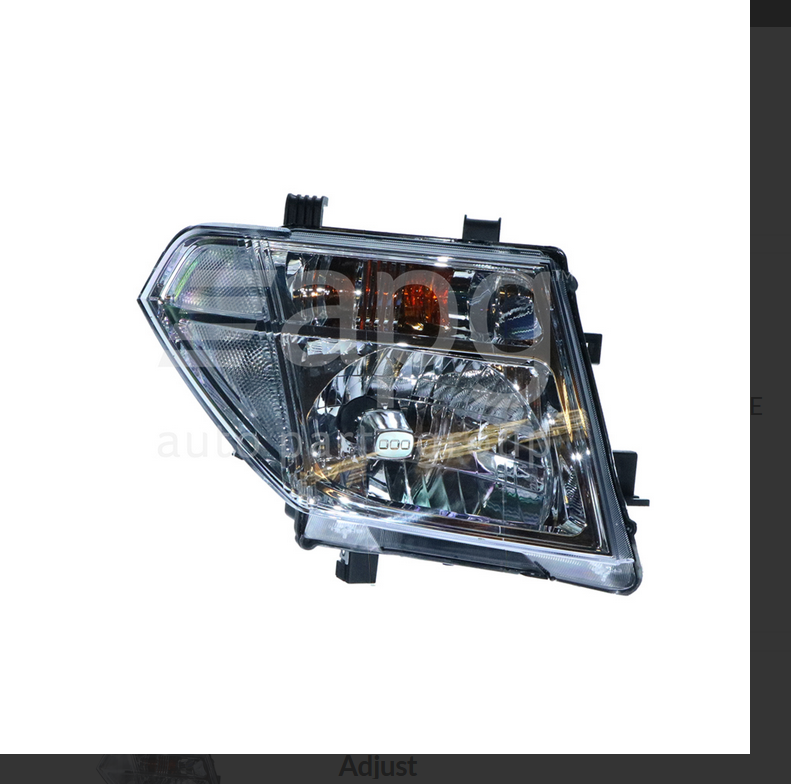 NEW RIGHT HEADLIGHT FOR Nissan R51 Pathfinder 5/2005-6/2007 Halogen Electric Adj