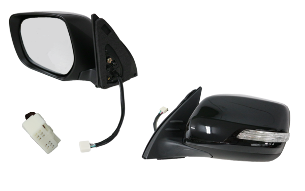 NEW LEFT SIDE DOOR MIRROR FOR TOYOTA PRADO J150 11/13-ON BLINKER+HEATED+FOLDING