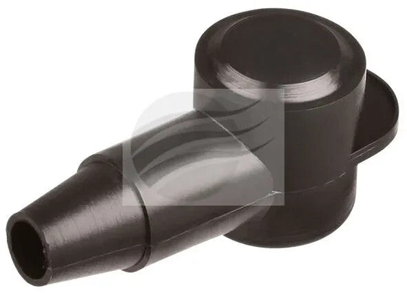 X2 NEW TERMINAL COVER INSULATOR CAPPED FOR ALTERNATOR STARTER BATTERY 18mm BLACK