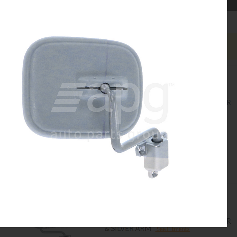 NEW DRIVER SIDE RIGHT DOOR MIRROR FOR TOYOTA LANDCRUISER 1970-11/84