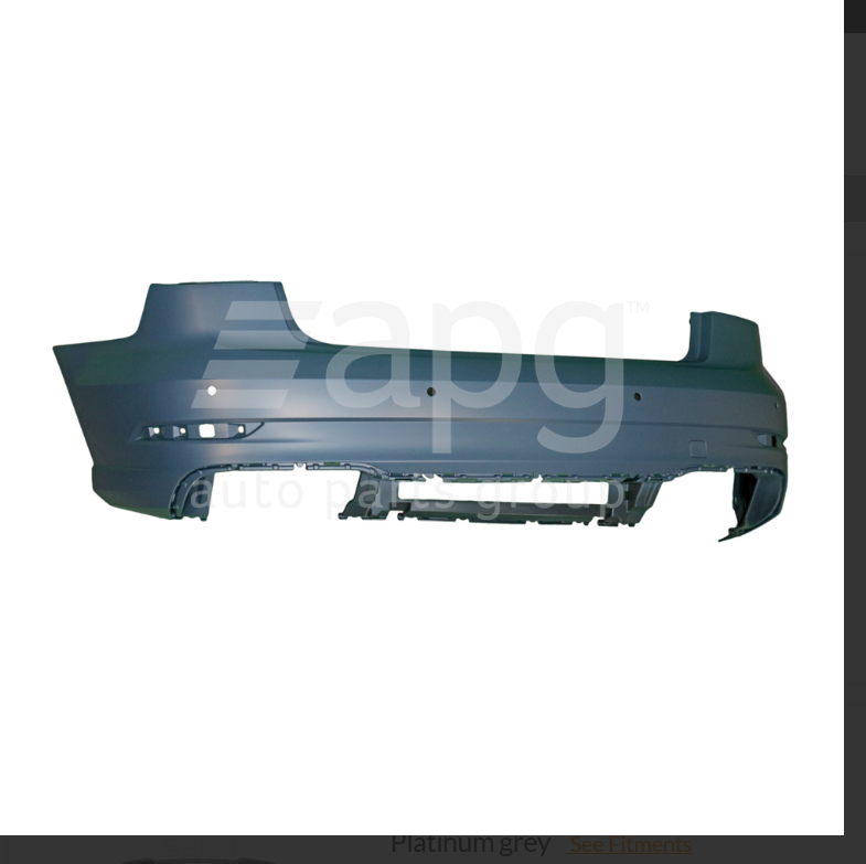Genuine REAR BAR BUMPER FOR Audi A3 8V 1/2019-8/2021