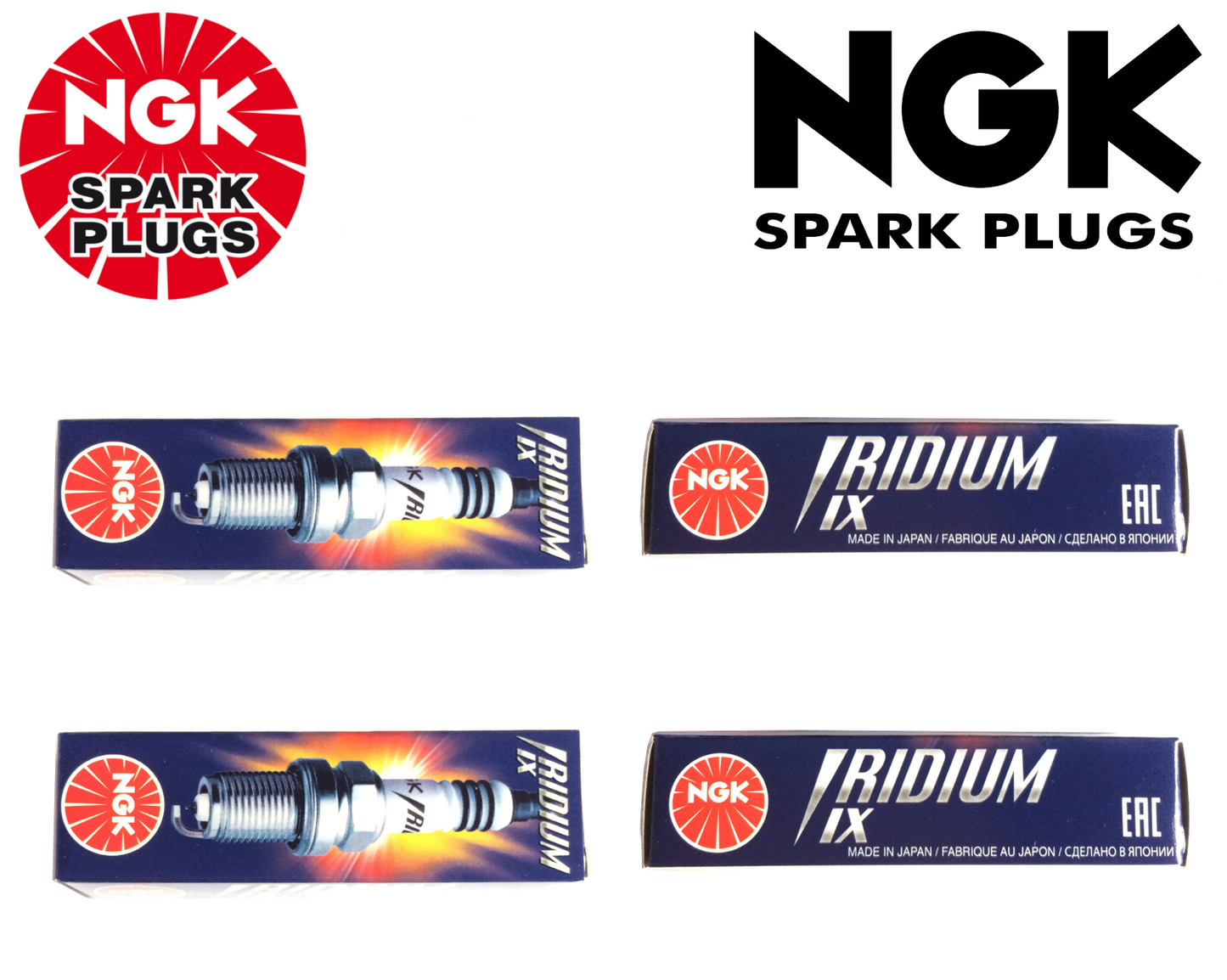 4 x GENUINE NGK SPARK PLUG SET FOR Toyota Spacia SR40 2.0L (3S-FE)