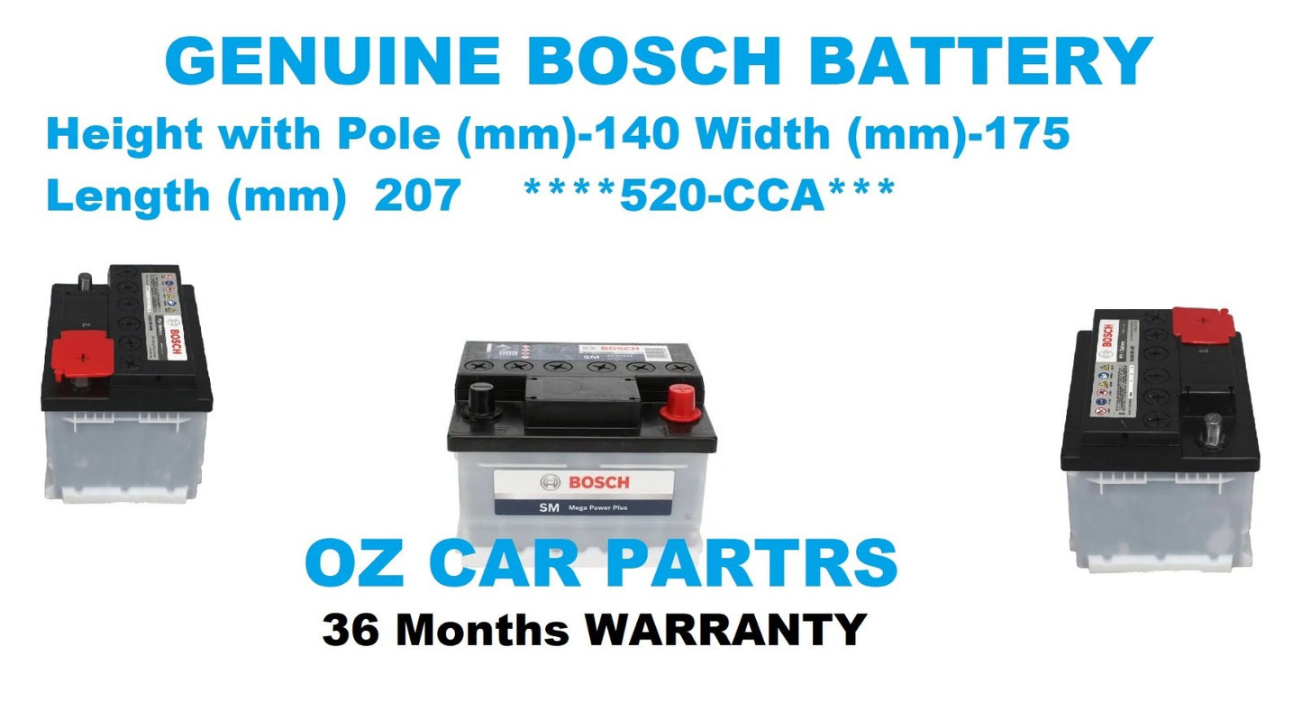 GENUINE BOSCH BATTERY FOR Mercedes Benz S-Class SL series roadsters
